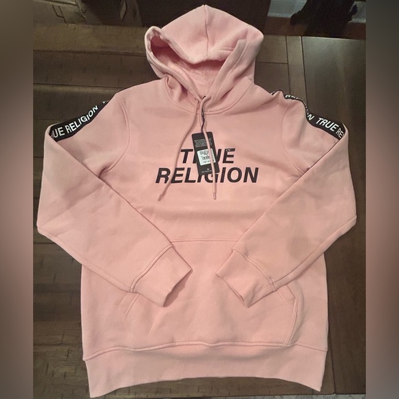 True Religion Light Pink Men's Sweater - Picture 1 of 7